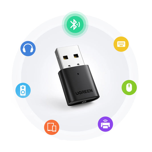 Bluetooth USB-adapter UGREEN CM390, svart 