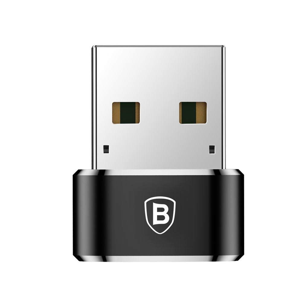 Data- og ladeadapter USB-C - USB-A Baseus, svart CAAOTG-01