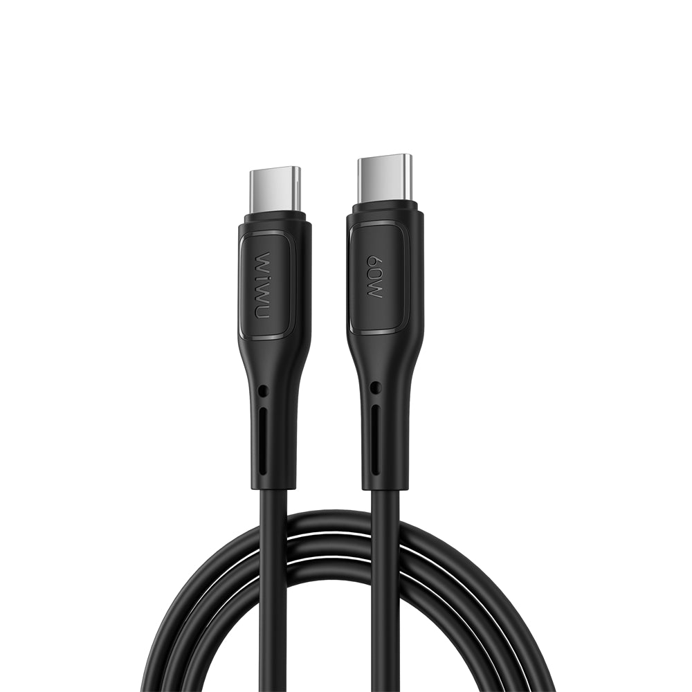 USB-C - USB-C data- og ladekabel WiWu Wi-C043E Starlink, 60W, 1m, svart