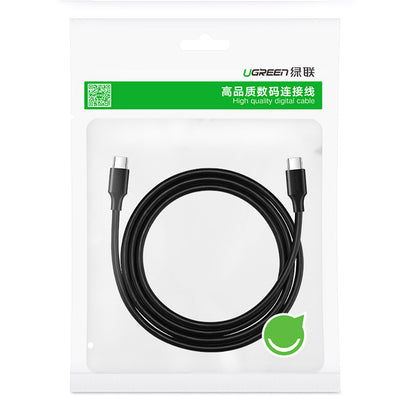 USB-C data- og ladekabel - USB-C UGREEN US286, 60W, 1,5 m, svart
