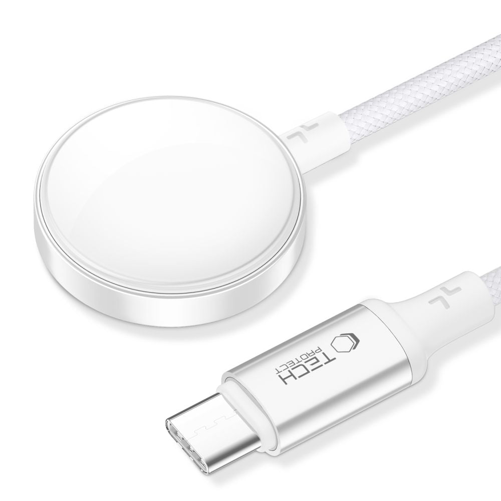 Ladekabel Tech-Protect MC02 Ultraboost C for Apple Watch Series, Hvit