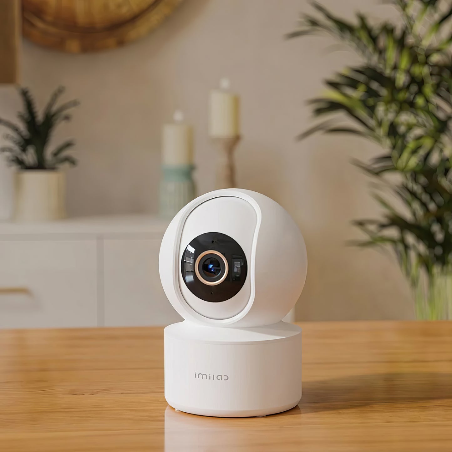 iMILAB Overvåkningskamera C22, Wi-Fi, 3K, Innendørs, Hvit CMSXJ60A 