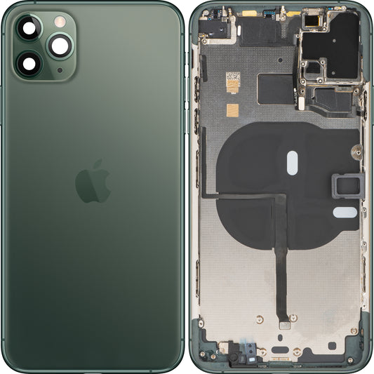Batterideksel Apple iPhone 11 Pro Max, med mellomdeksel, midnattsgrønn, Swap 