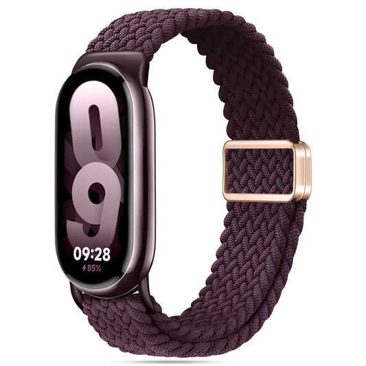 Tech-Protect NylonMag-rem til Xiaomi Smart Band 8/9, Burgundy 
