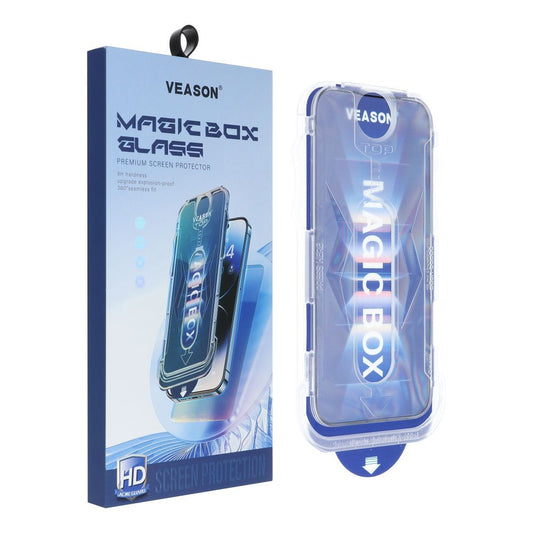 Veason PRO skjermbeskytter for Apple iPhone 11 Pro Max, full lim, 6D, svart 