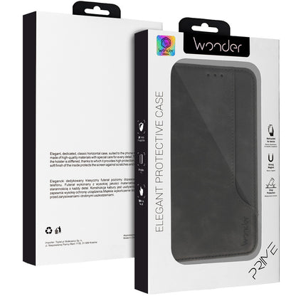 Etui til Xiaomi Redmi 12, Wonder, Prime, Svart 