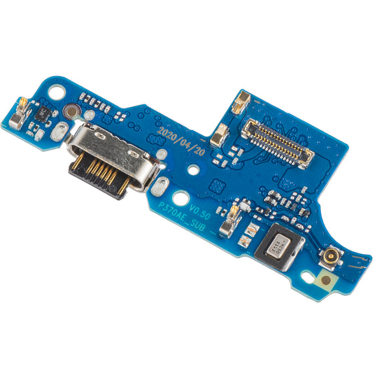 Motorola Moto G9 Play Mikrofon- og ladekontaktplate, Servicepakke 5P68C17153 